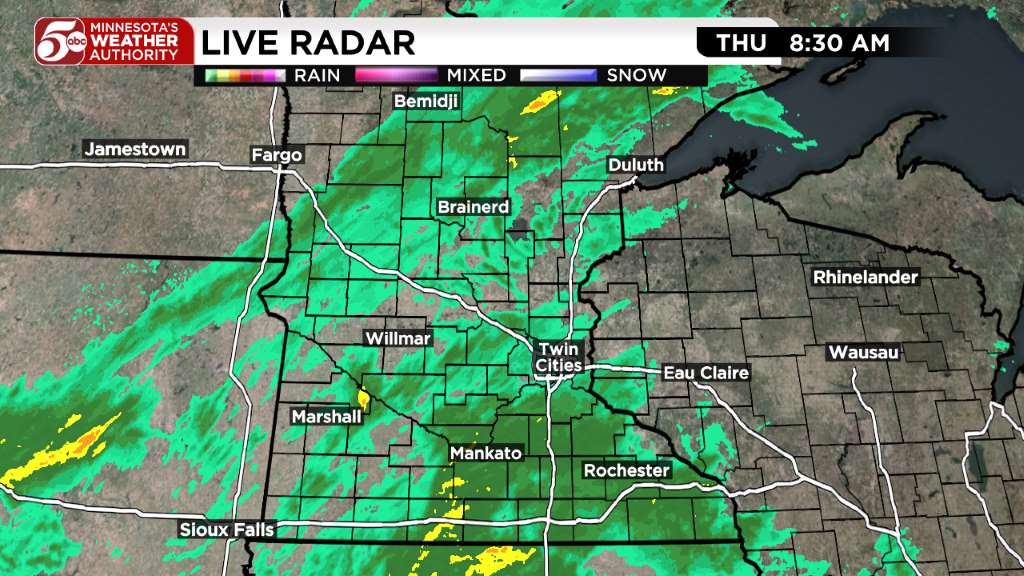 Thursday weather: Cool and wet day ahead — KSTP 5, Chaska Community news