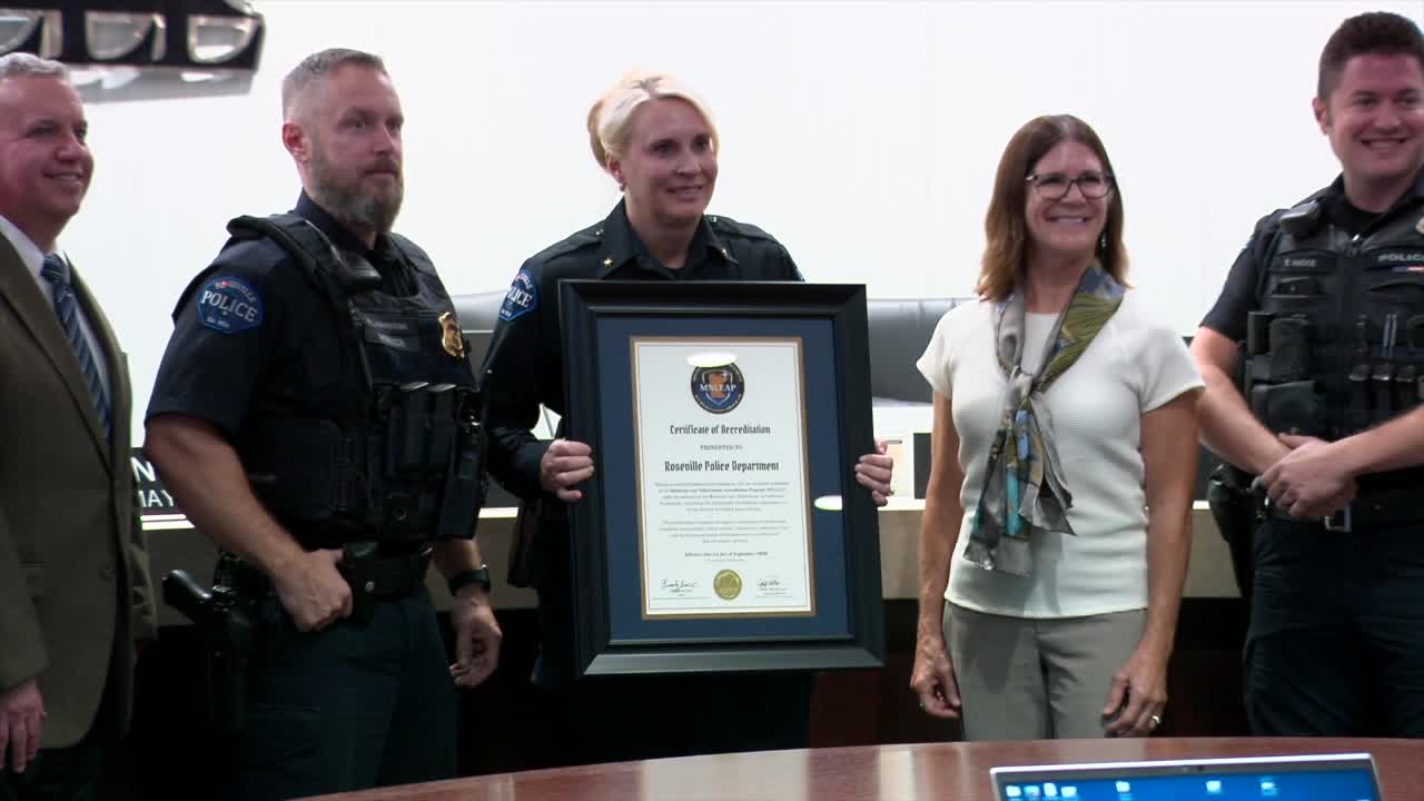 Roseville Police Department becomes first state-accredited agency, chief touts immediate impact — KSTP 5, Chaska Government news
