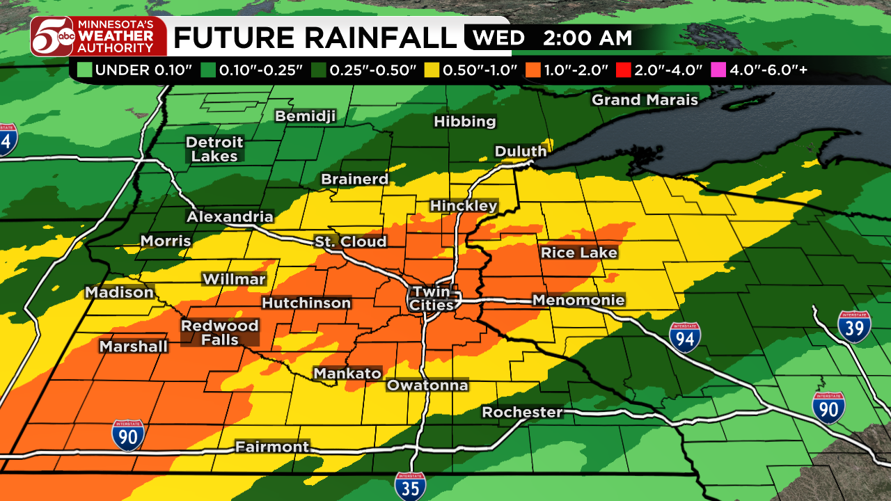 Rainy start to week, warmer days return — KSTP 5, Chaska Community news