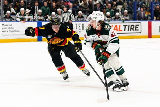 Quinn Hughes has a goal and an assist in his Vancouver return in Wild’s 4-2 victory — KSTP 5, Chaska Sports news