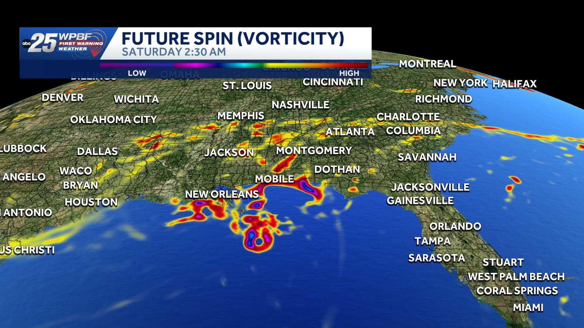 Threat for tornadoes for Panhandle of Florida — WPBF West Palm Beach