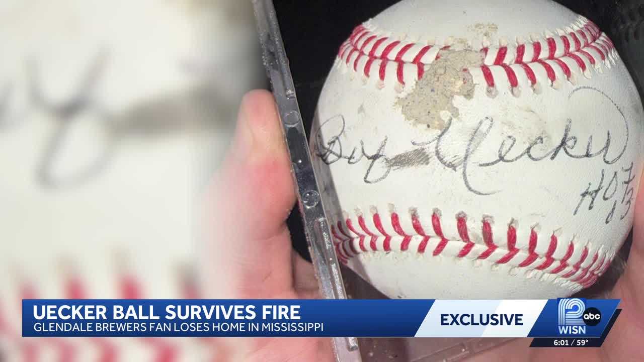 Cherished baseball signed by Bob Uecker survives Mississippi fire — WISN 12 Milwaukee, Chaska Community news