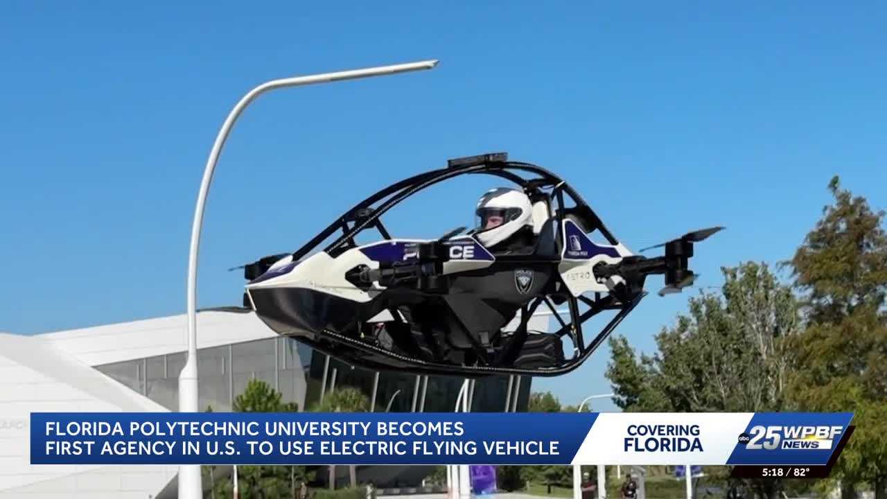Florida Polytechnic University develops electric flying vehicle for police emergencies — WPBF West Palm Beach, Chaska Community news