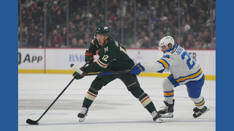 Matt Boldy has 5th career hat trick and Wild beat Blues 5-4 — KARE 11 Sports, Chaska Sports news