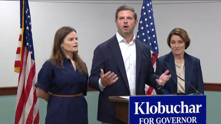 Parents of Harper Moyski backing Amy Klobuchar for governor — KARE 11 Local, Chaska Community news