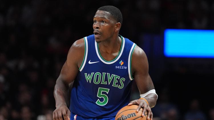 Anthony Edwards in action for the Minnesota Timberwolves