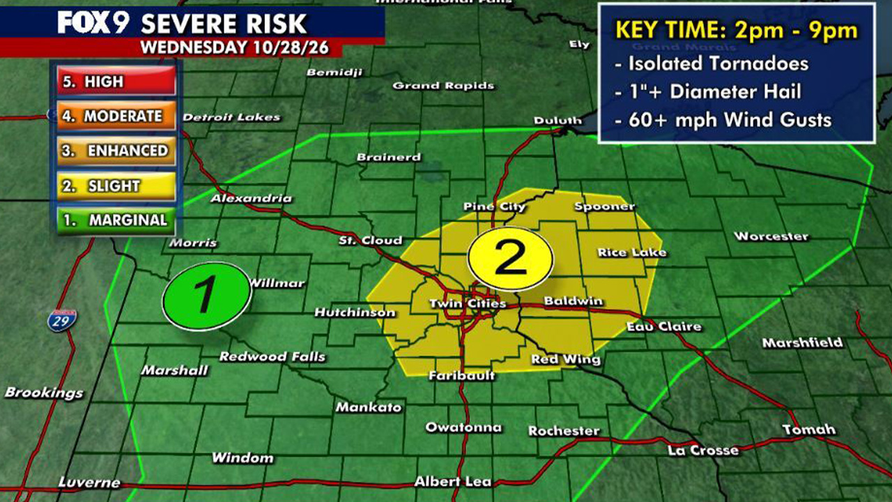 Minnesota weather: Mild and humid with strong storms possible Wednesday — Chaska Community news