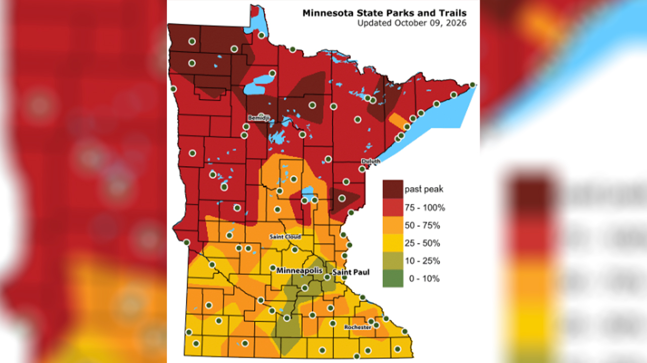 Map: Fall colors peaking across northern Minnesota — FOX 9, Chaska Community news